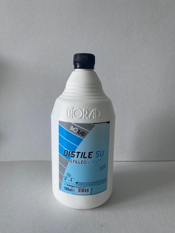 2 ADET BİORAD DİSTİLE SU 1 L